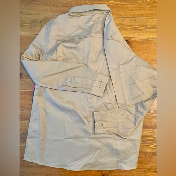Wolverine | Fire Resistant FR Cat 2 Khaki Twill Shirt | XXL - Picture 4 of 4
